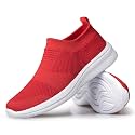 vibdiv Lightweight Walking Shoes Women Pull-on Casual Sneaker Flat