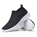vibdiv Lightweight Walking Shoes Women Pull-on Casual Sneaker Flat