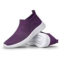 vibdiv Lightweight Walking Shoes Women Pull-on Casual Sneaker Flat