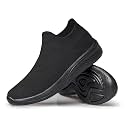 vibdiv Lightweight Walking Shoes Women Pull-on Casual Sneaker Flat