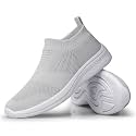 vibdiv Lightweight Walking Shoes Women Pull-on Casual Sneaker Flat