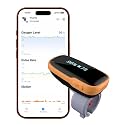 Vibeat WearO2 Blood Oxygen Monitor — Bluetooth Pulse Oximeter for Continuous O2 and Heart Rate Tracking Rechargeable, Wearable Finger Oxygen Meter with Notification & Free APP