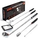 VIBELITE Magnetic Pickup Tool Kit with LED Light & Inspection Mirror