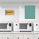 Vibeo Decorative Breaker Box Cover Hide Electrical Panel, Indoor Fuse Box Cover Cabinet 16 18 20 24 28 in, Vertical Meter Box Covering with Black Frame(Green,20x28in/50x70cm)