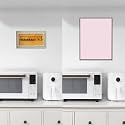 Vibeo Decorative Breaker Box Cover Hide Electrical Panel, Indoor Fuse Box Cover Cabinet 16 18 20 24 28 in, Vertical Meter Box Covering with Black Frame(Pink,20x28in/50x70cm)