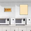 Vibeo Decorative Breaker Box Cover Hide Electrical Panel, Indoor Fuse Box Cover Cabinet 16 18 20 24 28 in, Vertical Meter Box Covering with Black Frame(Yellow,16x24in/40x60cm)