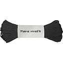 Vibes Nylon Paracraft 50 ft Paracord Parachute Survival Cord (Black)