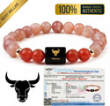 VIBESLE Stone Red Beads Agate Crystal Charm