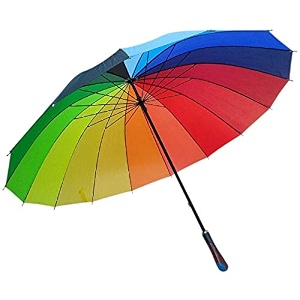 rainbow umbrella for girls and men multi-color big size