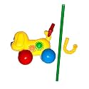 Vibgyor Vibes Walk Along Push and Pull Walker Toy (Multicolour)