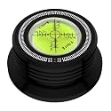 Viborg LP628B Record Weight Stabilizer, Turntable Level and Strobe Scale All-in-one, 280G LP Disc Stabilizer Vinyl Clamp for Phonograph (60Hz, Black)
