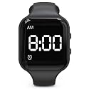Vibrating Alarm Watch Water Resistant Wake Up Wristband Silent Pill Reminder Watch - with Timer and 15 Daily Alarms
