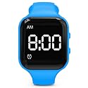 Vibrating Alarm Watch Water Resistant Wake Up Wristband Silent Pill Reminder Watch - with Timer and 15 Daily Alarms