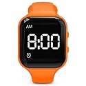 Vibrating Alarm Watch Water Resistant Wake Up Wristband Silent Pill Reminder Watch - with Timer and 15 Daily Alarms