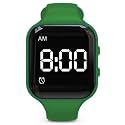 Vibrating Alarm Watch Water Resistant Wake Up Wristband Silent Pill Reminder Watch - with Timer and 15 Daily Alarms