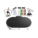 Vibration Plate Exercise Machine, Enlarged Vibration Plate for Lymphatic Drainage Vibrating Plate Fitness, Whole Body Vibration Plates for Weight Loss Power Plate Vibration Platform 99 Speeds 660 LBS