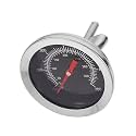 Stainless Steel Oven Thermometer, 100-700°F, Silver