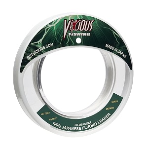 vicious fishing 40 fluorocarbon leader line