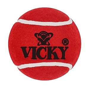 vicky maroon tenniscricket ball heavy multipurposeful design amp durable rubber built ideally designed for sports enthusiasts or trainees- pack of 6