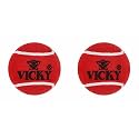 Vicky Tennis Ball Heavy Multipurposeful Design & Durable Rubber Built Ideally Designed for Sports Enthusiasts or Trainees (Maroon, Pack of 12)