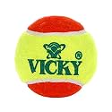 Vicky Funball Dual Colour Tennis/Cricket Ball Heavy Multipurposeful Design & Durable Rubber Built Ideally Designed for Sports Enthusiasts or Trainees- Pack of 6
