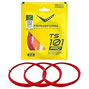 vicky transform badminton string ts 101 105 mm length durable plastic anti abrasive pa coating easy installation 3 pcs