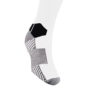 vicky transform star senior knee high stockings micro polyester spandex elastane cotton nylon footbed with cooling zone suitable for both men amp women- white