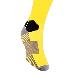 vicky transform star junior knee high stockings micro polyester spandex elastane cotton nylon footbed with cooling zone suitable for both men amp women- yellow