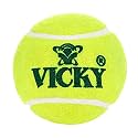 Vicky Yellow Tennis/Cricket Ball Light Multipurposeful Design & Durable Rubber Built Ideally Designed for Sports Enthusiasts or Trainees- Pack of 6