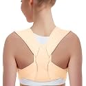 Vicorrect Posture Corrector for Women and Men, Adjustable Upper Back Brace for Clavicle Support and Providing Pain Relief from Neck, Shoulder, and Upper Back (Beige, Large/XLarge)