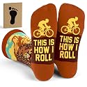 VICRAZY Hiking, Cycling, Camping Socks for Men, Women - Hiking, Bicycle, Camping, Bike Accessories, Stocking Stuffers