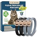 VICSOM Flea Collar for Cats, Flea and Tick Prevention for Cats, 4 Pack