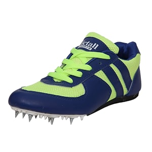 Victall Mens Running Spikes Shoes Blue