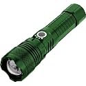 Victoper LED Torch Light, 20000 Lumens Bright Light Torch, 5000mAh, IP67 Waterproof, Rechargeable Tactical Torch Light, Handheld Flashlight (Green)