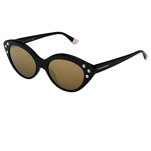 Victoria secret Mirrored Oval Women Sunglasses VS0009 /S 01G  display picture 1