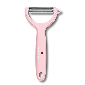 victorinox stainless steel swiss classic peeler serratedwavy edged for kitchen and household swiss trend colours special edition - rose pink swiss made small 7607952