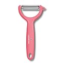 Victorinox Stainless Steel Swiss Classic Peeler, Serrated/Wavy Edged for Kitchen and Household, Swiss Trend Colours Special Edition - Tomato Red, Swiss Made, Light Red, Small (7.6079.12)