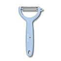 Victorinox Swiss Classic Stainless Steel Peeler, Serrated/Wavy Edge, Professional and Household Kitchen, Black, Swiss Made, 7.6079 | Peel Tomato Kiwi