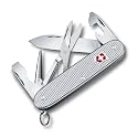 Victorinox Swiss Army Knife - Pioneer X - 9 Functions, Multi-utility Tool with a Pair of Scissors in Alox Scales- Grey, 93 mm (0823126)