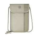 Victorinox Travel Essentials, Security Neck Pouch, Slim Bag with RFID - Sand Beige