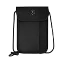 Victorinox Travel Essentials, Security Neck Pouch, Slim Bag with RFID - Black