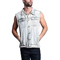 VICTORIOUS Rocker Denim Jean Vest Jacket