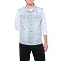 VICTORIOUS Rocker Denim Jean Vest Jacket