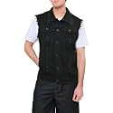 VICTORIOUS Rocker Denim Jean Vest Jacket