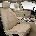 Victoris Seat Cover Set in Beige – Two-Piece Design for Victoris Seats, covers both front seats. Durable, tear-resistant fabric with reinforced stitching, tailored fit, easy install & clean, blends