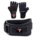 VICTORY Combo of Weightlifting Gym Belt amp