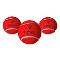 Victory Cricket Tennis Balls High Bounce Street Match Cricket Tournament Tennis Ball (Heavy Ball, 3)