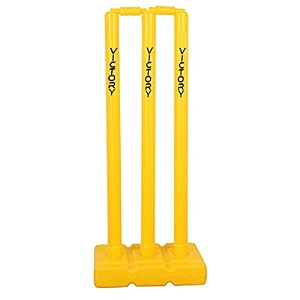 victory heavy plastic accessories for essential training amp practice equipment for men women amp kids beginners amp casual indoor and outdoor play kit cricket only wicket