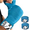 VICTORY Professional Boxing Wrap for Men Hand Wrap for Boxing Punching Hand Wraps Wrist Supporter for Gym Boxing Bandage for MMA and Martial Arts (Sky Blue, 110 Inch)