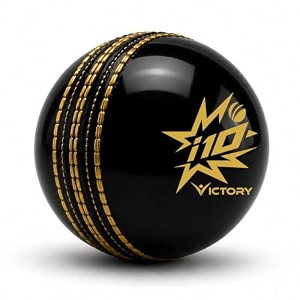 victory synthetic cricket ball match practice training  practice cricket ball  wind balls  swing ball  indoor amp outdoor street 1 black gold